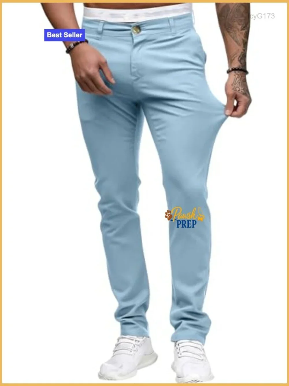 Men's Chinos Slim Fit Stretch Casual Dress Pants Tapered Leg Flat Front Comfort